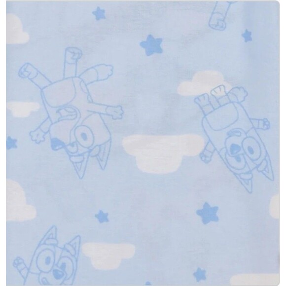 Bluey Girls 4-pc Pajama Set Cotton Size 5 Glitter Accents - Picture 11 of 12